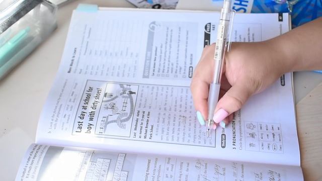 STUDY WITH ME / учись со мной / уборка на столе смотреть онлайн