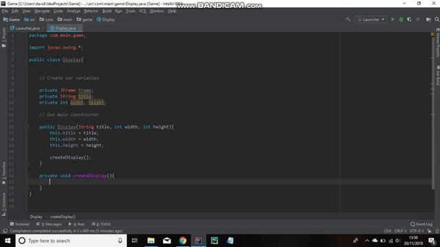 Creating a Window in Java смотреть онлайн