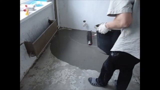 как правильно заливать наливной пол!процесс работы. смотреть онлайн
