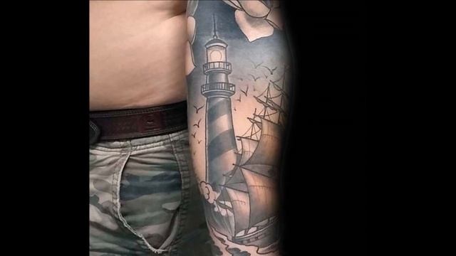 40 Nautical Sleeve Tattoos For Men смотреть онлайн