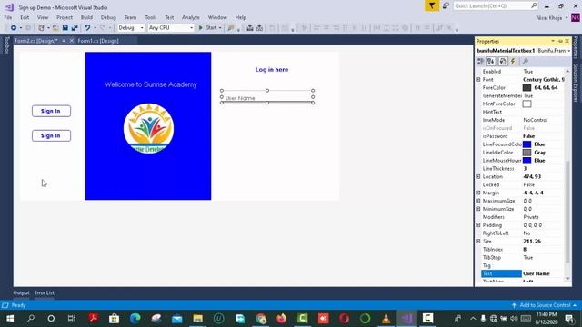 C#:- Sharp UI Design SignIn -SignUp in Visual Studio 2017 смотреть онлайн