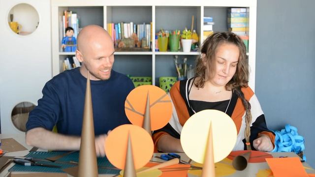 осенний лес - бумажная школа Игоры и Ноташи смотреть онлайн