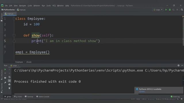 Class And Object In Python | Object Oriented programming | Classes | Objects | Python Tutorial смотреть онлайн
