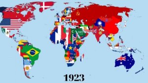 Карта мира в разных годах