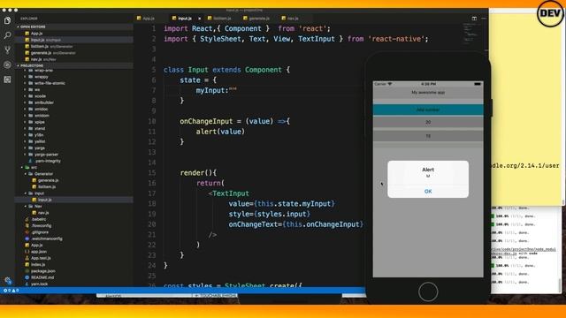 React Native Tutorials Lesson # 16 Text Inputs смотреть онлайн