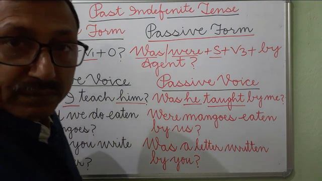 how to change Active to passive voice for Past Indefinite tense || yes/no questions. смотреть онлайн