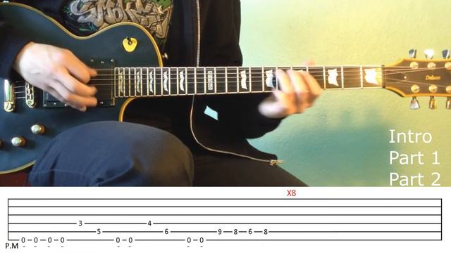 Hatebreed Looking Down the Barrel of Today Guitar Lesson With Tabs смотреть онлайн