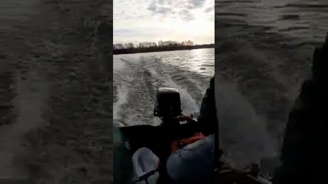 BARK BT310-S и Parsun 9.8 2T Видео с воды, комплект в движении. смотреть онлайн