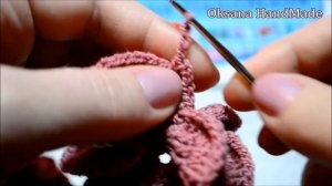 Цветок Мак крючком. Мастер класс. Poppy flower crochet