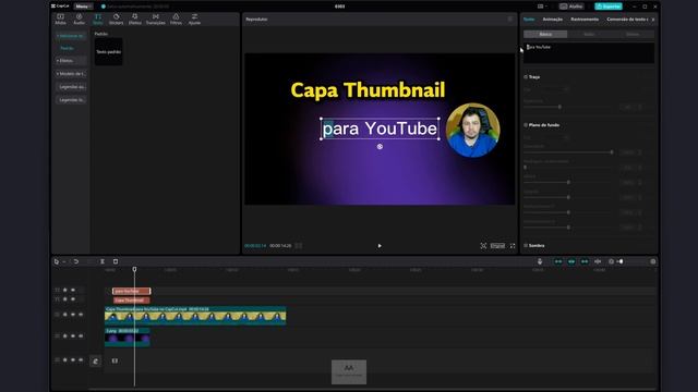 COMO FAZER CAPA THUMBNAIL PARA VÍDEO DO YOUTUBE NO CAPCUT PC смотреть онлайн