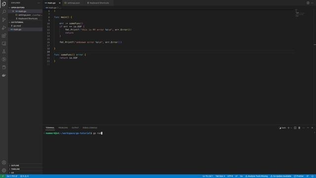 GO Programming | The errors Is function смотреть онлайн
