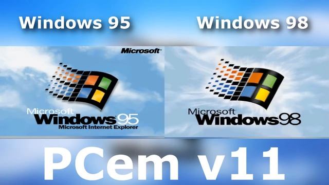 Windows 95 vs Windows 98 Startup - PCem v11 смотреть онлайн