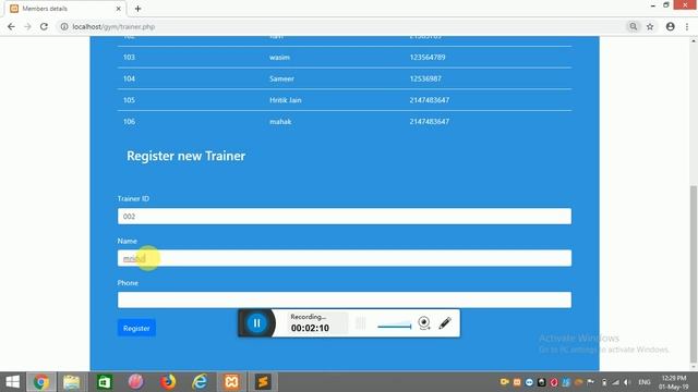Minor Project On Gym Management System II PHP II MySQL II BOOTSTRAP смотреть онлайн