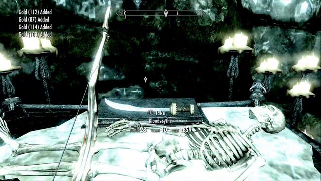 New Skyrim Dragonborn DLC Weapon Highlight - Bloodscythe and Soulrender (1-Handed Swords) смотреть онлайн