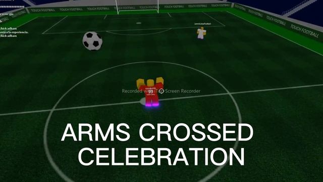 Testing every emotes celebration ( Touch Football Roblox) смотреть онлайн