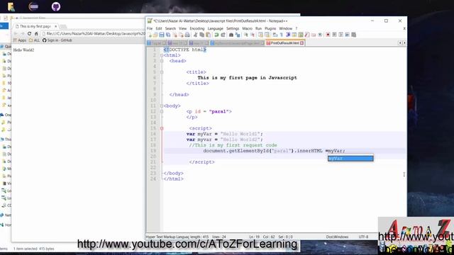 21- Case Sensitive in JavaScript حالة حساسية الاحرف بلغة الجافا سكربت смотреть онлайн