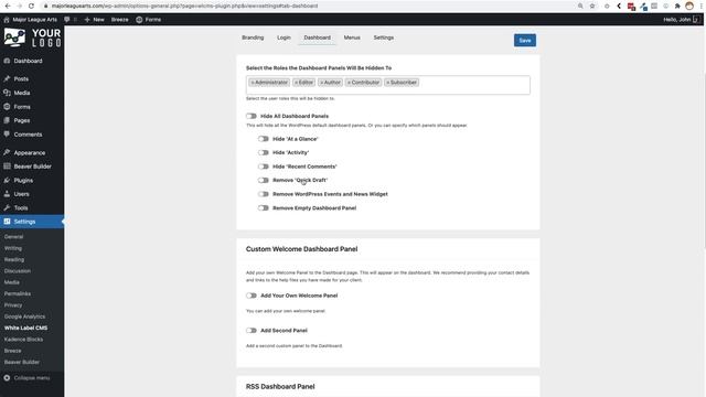 How To White Label The WordPress Admin Area - Custom Client Dashboard смотреть онлайн