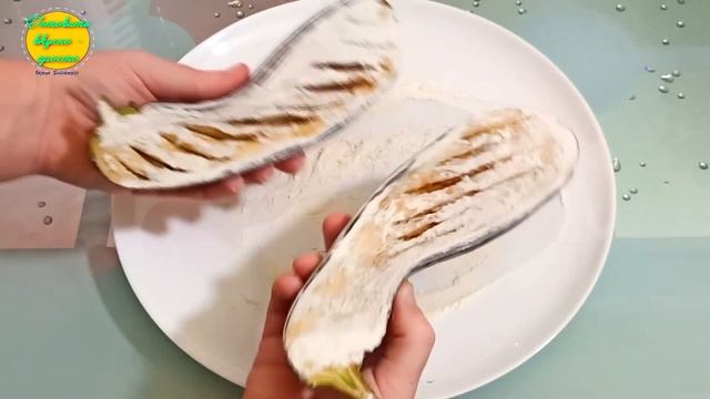 БАКЛАЖАН с СЫРОМ и ОМЛЕТНЫМ блинчиком/#irinashparko смотреть онлайн