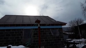 Цветной шифер на крыше