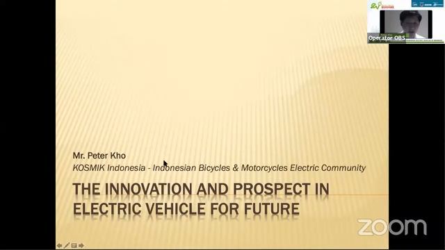 Electric Vehicle Indonesia Webinar 2020 - Part 1 (Session 2) смотреть онлайн