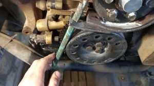 Снять вязкомуфту Cummins ISF2.8