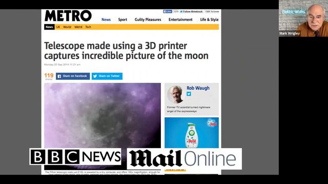 3D Printed Telescope, Mark Wrigley, hosted by IOP Manchester branch смотреть онлайн