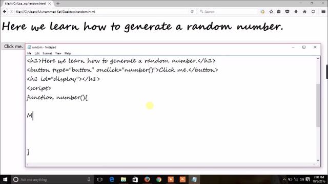 JavaScript - 11.How To Generate Random Number смотреть онлайн