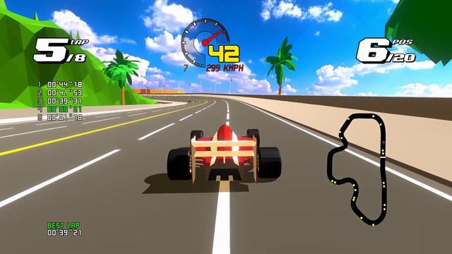 Formula Retro Racing - Gameplay (Xbox One X) HD смотреть онлайн
