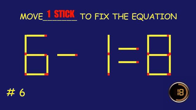 Matchstick Magic 105| Fix by Moving Matchsticks| Can you solve the puzzle? | Logic Matchstick Trick смотреть онлайн