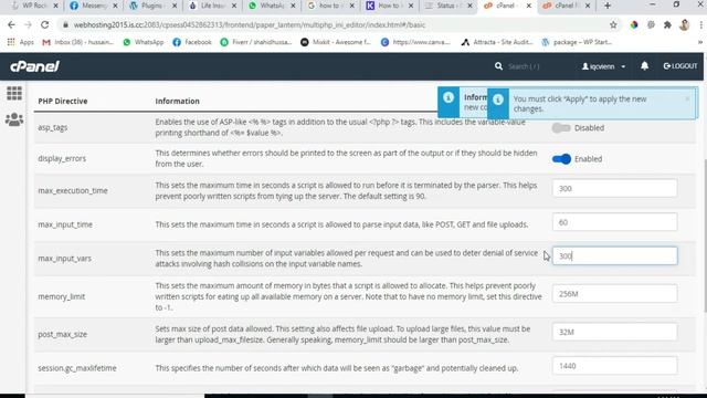 how to increase wordpress memory limit without any code in cPanel смотреть онлайн