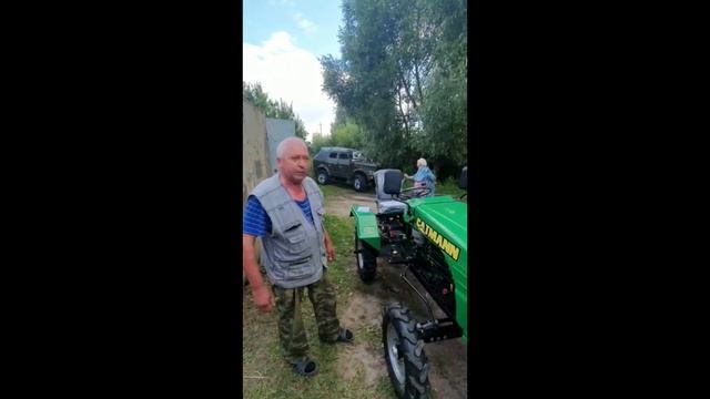 Отзыв клиента о покупке трактора Catmann T18, Рязанская область смотреть онлайн