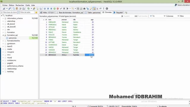 9 - Formation Langage SQL - INSERT INTO #09 смотреть онлайн