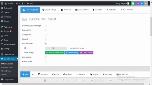 Wordpress Revolution Slider | Web Design Bangla Tutorial | Part-1 смотреть онлайн