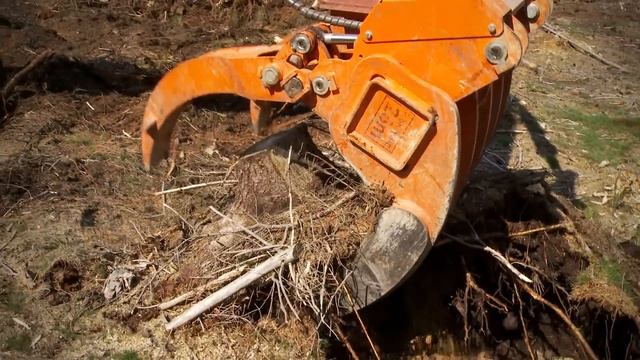 WESTTECH Woodcracker G - Root rake with hydraulic clambs смотреть онлайн
