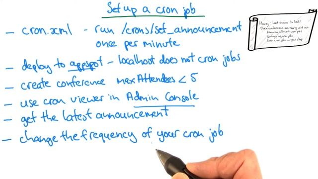 Set Up a Cron Job - Developing Scalable Apps with Java смотреть онлайн