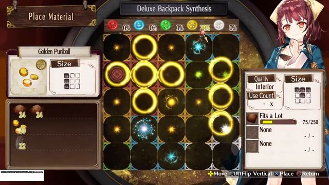 Deluxe Backpack synthesis early game - Atelier Sophie ~The Alchemist of the Mysterious Book~ смотреть онлайн