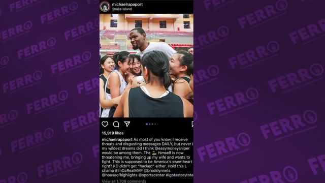 Kevin Durant Goes Crazy On Michael Rapaport For Calling Out Charles Barkley Interview| FERRO смотреть онлайн