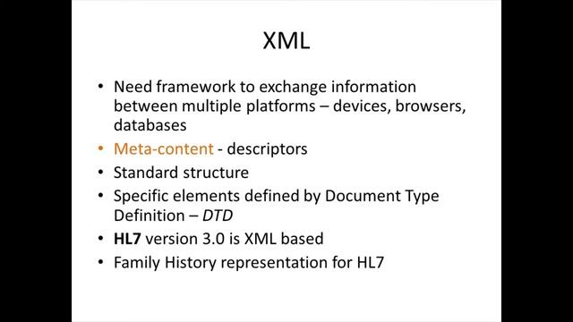 Clinical Bioinformatics - Family history XML смотреть онлайн