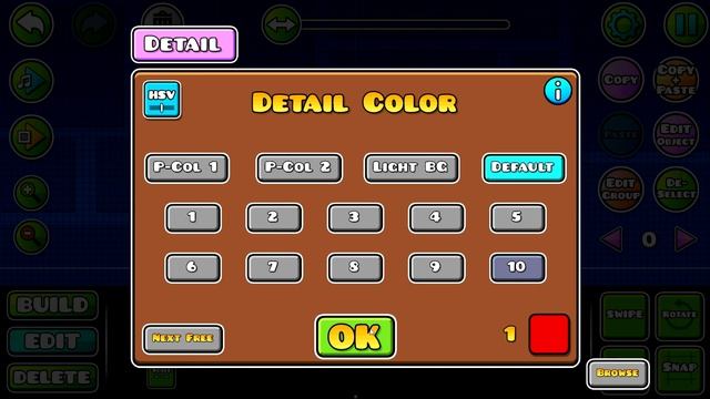 Geometry Dash [Colour changing rainbow tutorial] :V смотреть онлайн