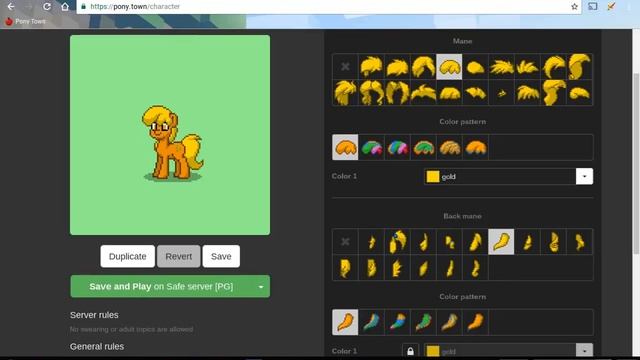 Creating Pony Town Apple Jack