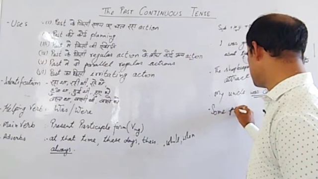 Tense in English Grammar//The Past Continuous/Progressive Tense//was-were + V ing / by--Gautam Sir смотреть онлайн