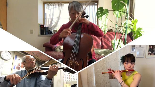 Dmitri Shostakovich - 5 pieces: Prelude [Shinobue, Violin and Cello] -　ショスタコーヴィチ ５つの小品 篠笛・バイオリン・チェロ смотреть онлайн