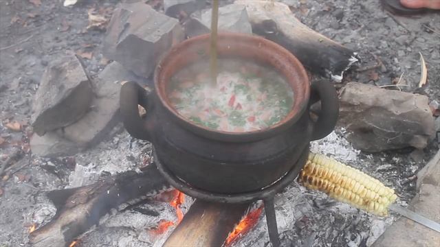 ГРУЗИНСКАЯ КУХНЯ.ГОТОВИМ ФАСОЛЬ В ПРИРОДЕ
