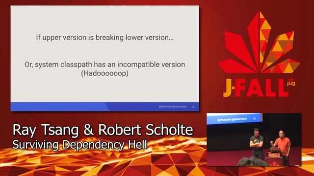 J-Fall 2019: Ray Tsang & Robert Scholte - Surviving Dependency Hell смотреть онлайн