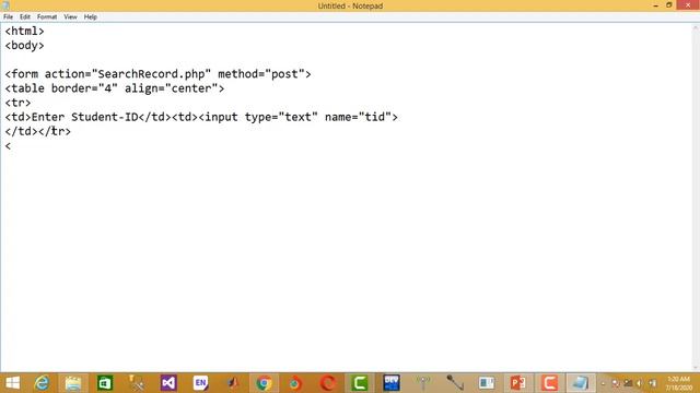 Search a specific record from the database of MySQL using PHP. смотреть онлайн