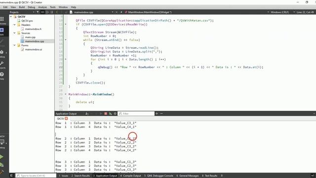 Qt C++ GUI Application Tutorial | Qt QFile | QTextStream | Read And Write Data In CSV File Using Qt смотреть онлайн
