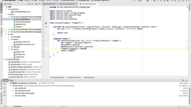 02 - Setup ViewPager Adapter (View Pager with Kotlin) смотреть онлайн