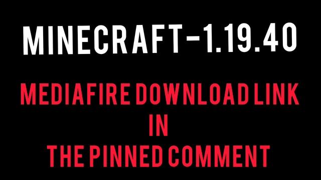64-bit minecraft 1.19.40 official download || Official minecraft 1.19.40 for 64bit download смотреть онлайн