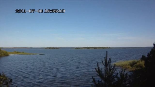 Рыбинское водохранилище . Отдых в палатках на берегу смотреть онлайн
