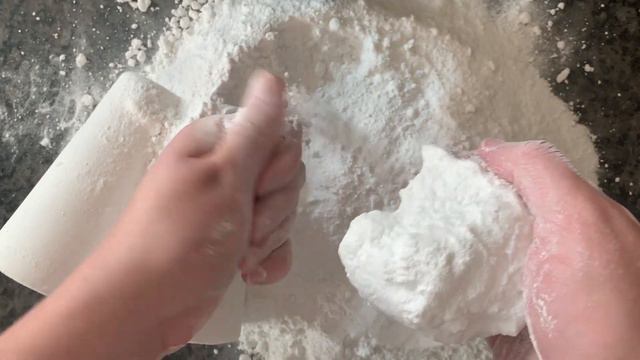 ASMR Pure White Crunchy Baking Soda Cups #asmrbakingsoda смотреть онлайн